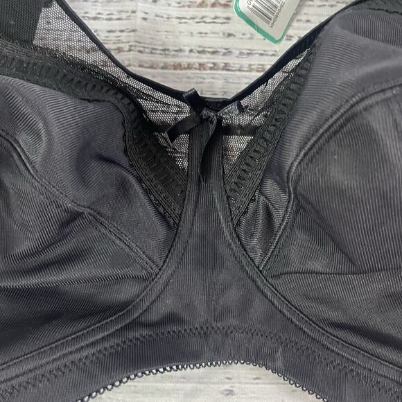 Royce Lingerie Black Maternity Nursing Bra size 28HH Wire Free Drop Cup - Picture 3 of 9